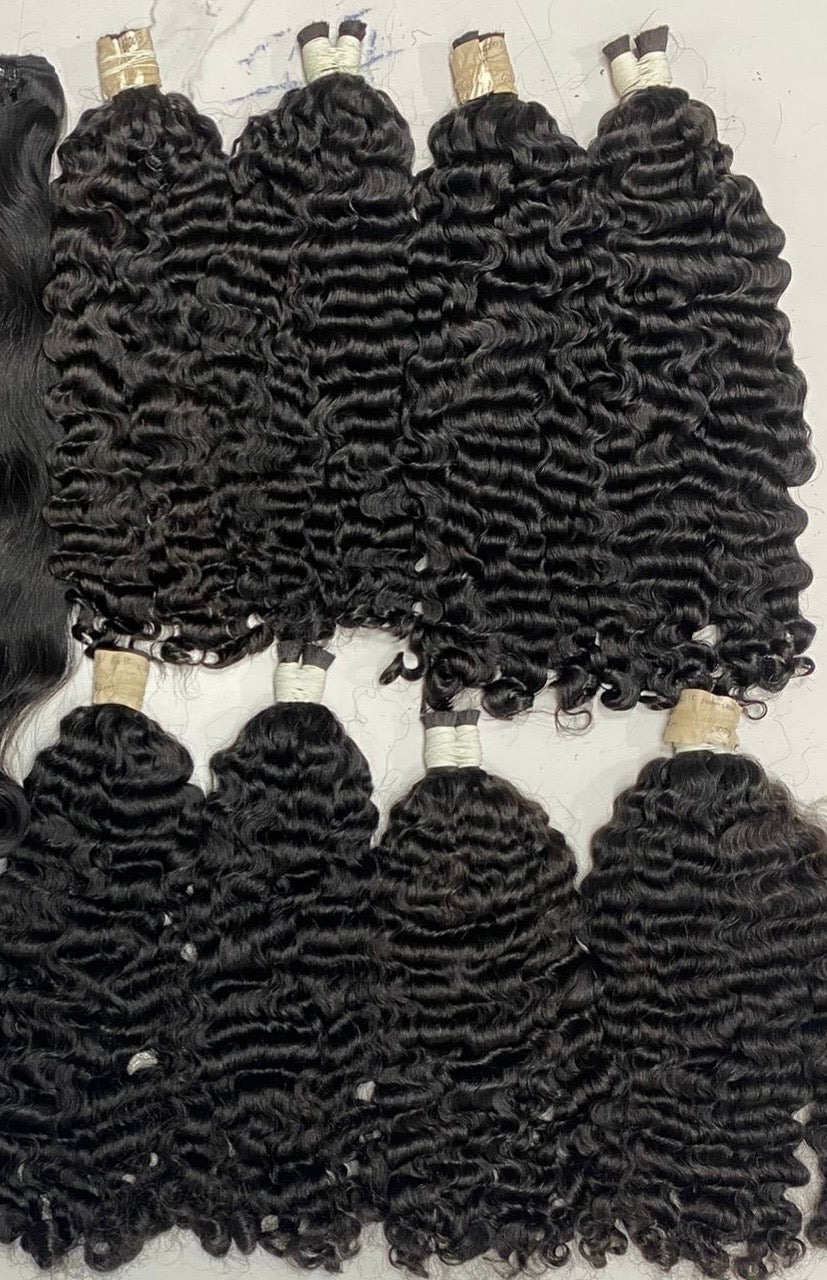 Burmese Curly Bulk Hair