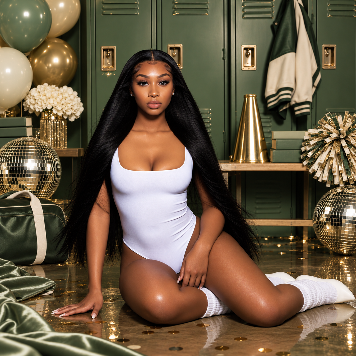 24" Natural Wavy Homecoming Bundle Deal